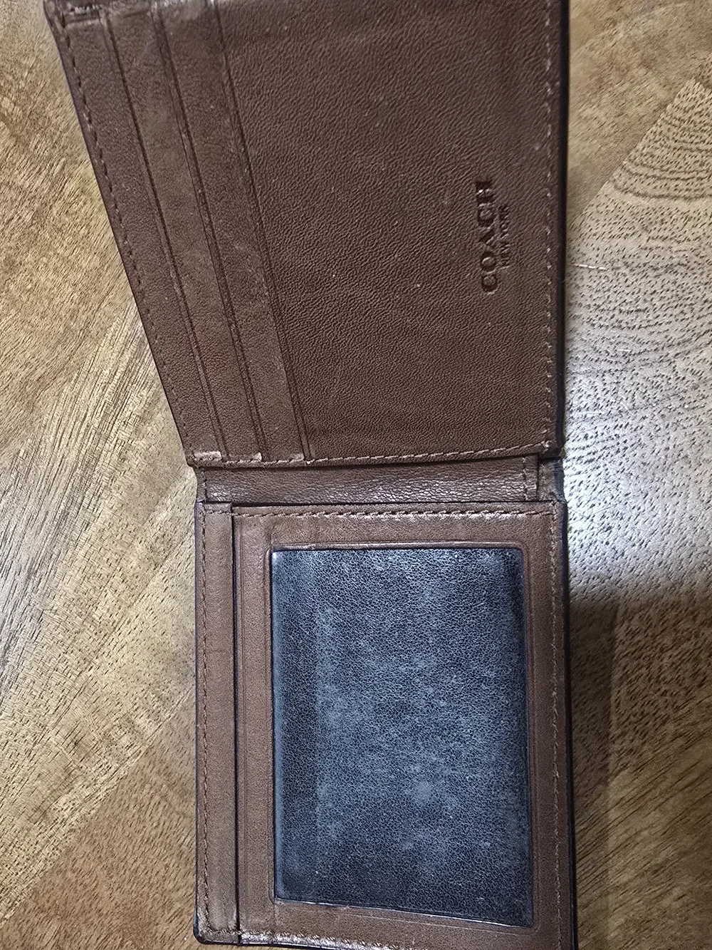 Coach Brown Leather Men's Bifold Card & Key Wallet